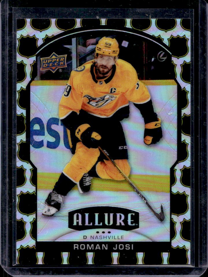 2020-21 Upper Deck Allure Roman Josi 1917 Shield #10/17 Predators