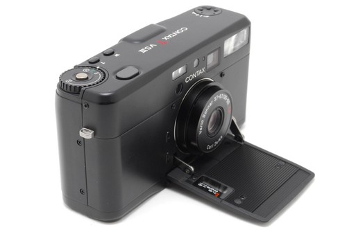 [FAST UNBENUTZT mit Riemen] Contax TVS III schwarz analoge Kompaktkamera 35 mm JAPAN - Bild 3 von 24