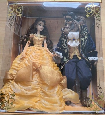 Disney Beauty and the Beast Platinum Set LE Limited Edition Dolls NRFB 1 of 500