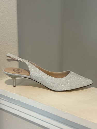 I. Miller Samaria spitz zulaufende Damen-Pumps Pfennigabsatz Größe 9,5M Farbe: silber - Bild 5 von 11