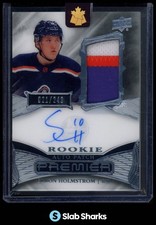 2022 UPPER DECK PREMIER SIMON HOLMSTROM ACETATE ROOKIE AUTO PATCH RC /249