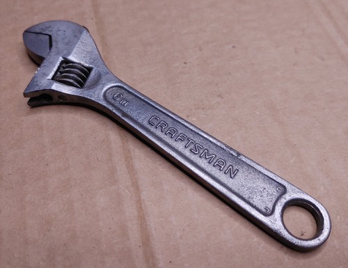 Craftsman 6" Adjustable Wrench: 150mm: 944602 - Picture 5 of 7