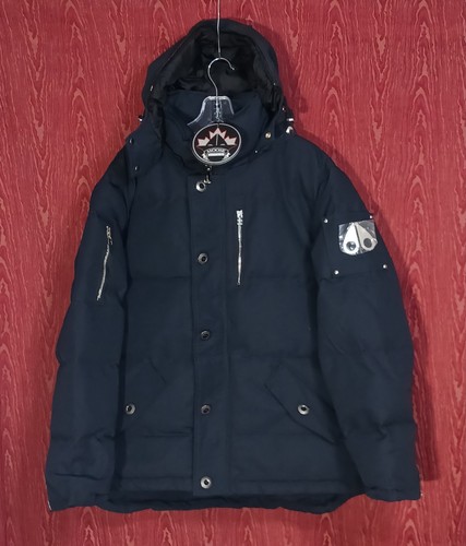 MOOSE KNUCKLES Original 3Q Downfilled Dark Navy Blue Zip/Snap Jacket Sz XXL NWT  - Picture 2 of 24