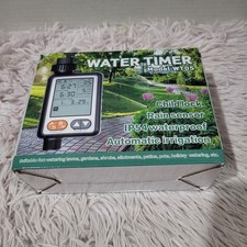 Dar Darouxiao Water Timer Model WT05 IP54 10 Group Program Rain Sensor Black