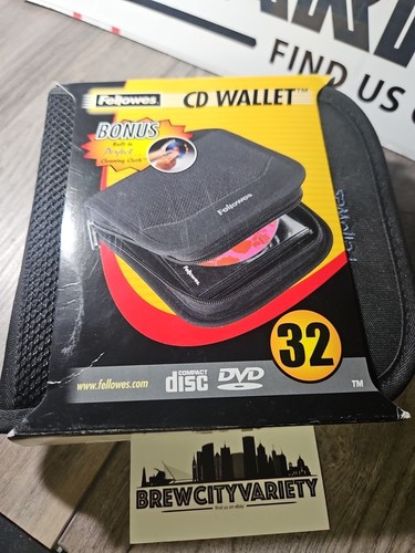 Brand New Fellowes CD DVD Wallet 32 Capacity Case CD Or DVD ๐ - Picture 3 of 6