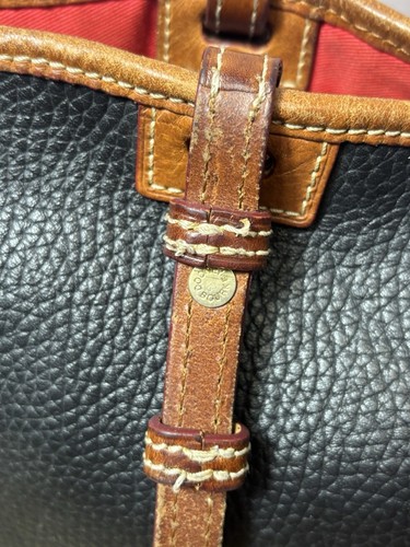 Dooney And Bourke Umhängetasche Pebble Grain Schwarz Vintage - Bild 4 von 24