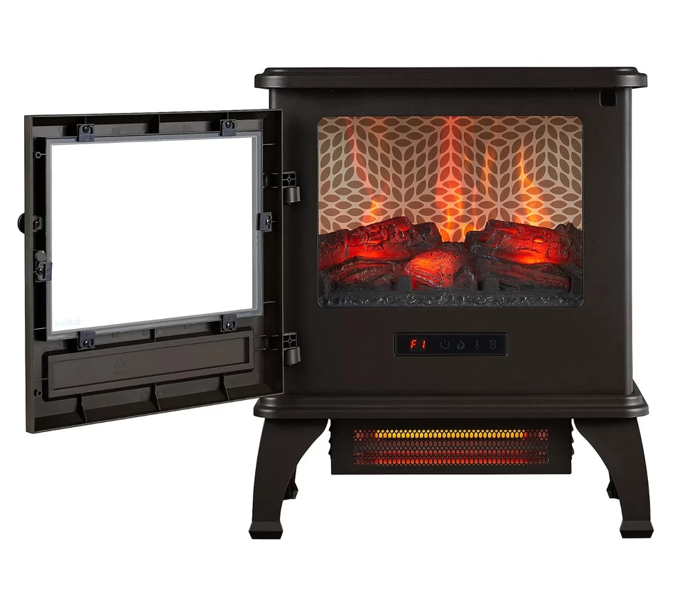 Duraflame Calentador de Estufa Infrarrojo 23" con Spectrafire Llamas de Color 3D, Bronce Foto 4 de 4