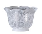 B&P Lamp 4" Fit, Victorian Floral Gas Shade, Matches 08421