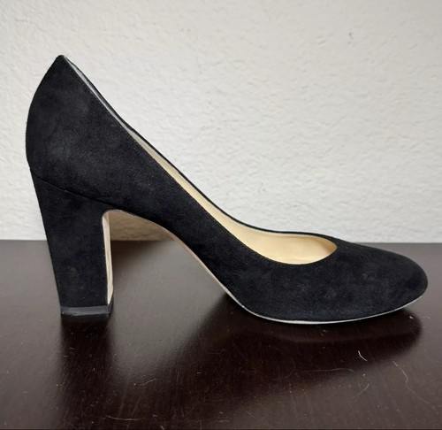 Jimmy Choo Shoes Womens Size 39 Suede Block Heel Pumps Made in Italy Classic - Picture 3 of 11