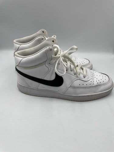 Nike Court Vision Mid Next Nature DN3577-101 Men 8.5 White Lifestyle Shoe - Picture 6 of 10