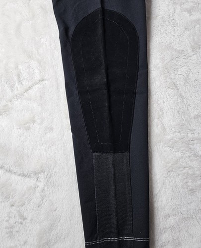 Women's Kerrits Pull On Size Medium Equestrian Black Pants Full seat Knee Patch - Picture 5 of 10