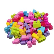 86PCS Building Blocks Set, Educational Toys for Girls, Toddlers, Pink Gift