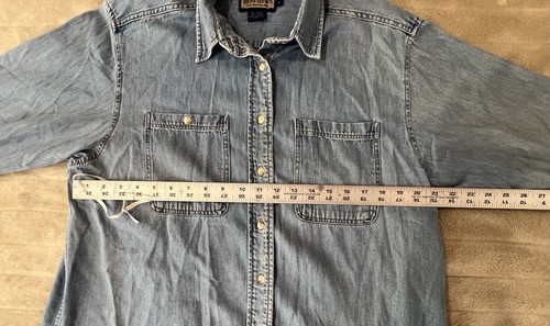 Vintage Ruff Hewn Women’s Denim Jacket Large Made In USA - Picture 7 of 9