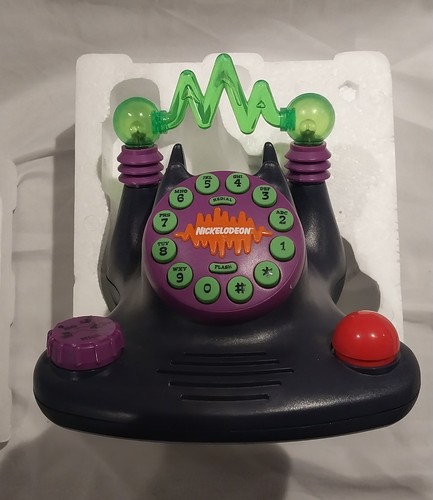 Vintage Nickelodeon Talk Blaster Telefon Festnetz Retro 1997 BESCHREIBUNG LESEN  - Bild 10 von 17