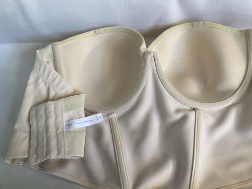 Cacique BH trägerlos; längere Linie mit Streben; 2 Trägeroptionen - transparent & Neckholder; 38D - Bild 3 von 3