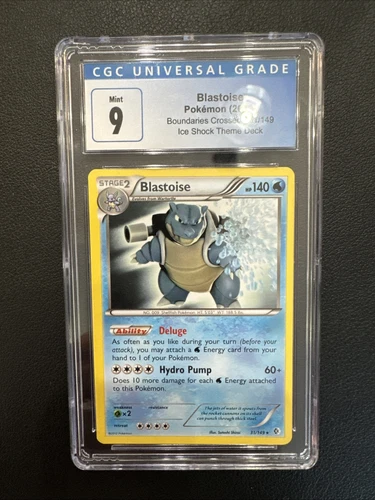 2012 POKEMON BOUNDARIES CROSSED SET BLASTOISE  #31/149 CGC 9