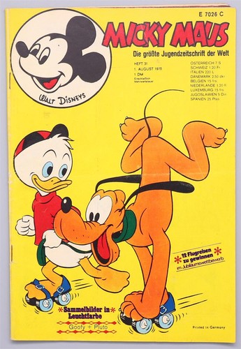 Mickey Mouse 1970 revista selección cómic cuaderno editorial Ehapa Walt Disney - Imagen 117 de 192