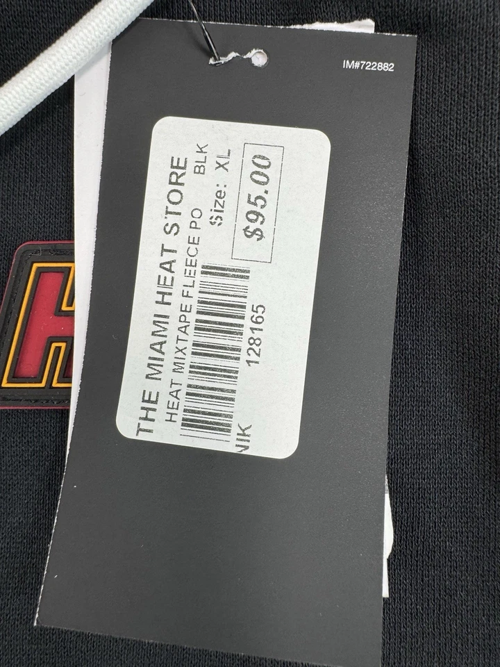 Miami Heat Nike City Edition Courtside Fleece Sudadera con Capucha Negra Para Hombres XL Mixtape NUEVO Foto 4 de 4