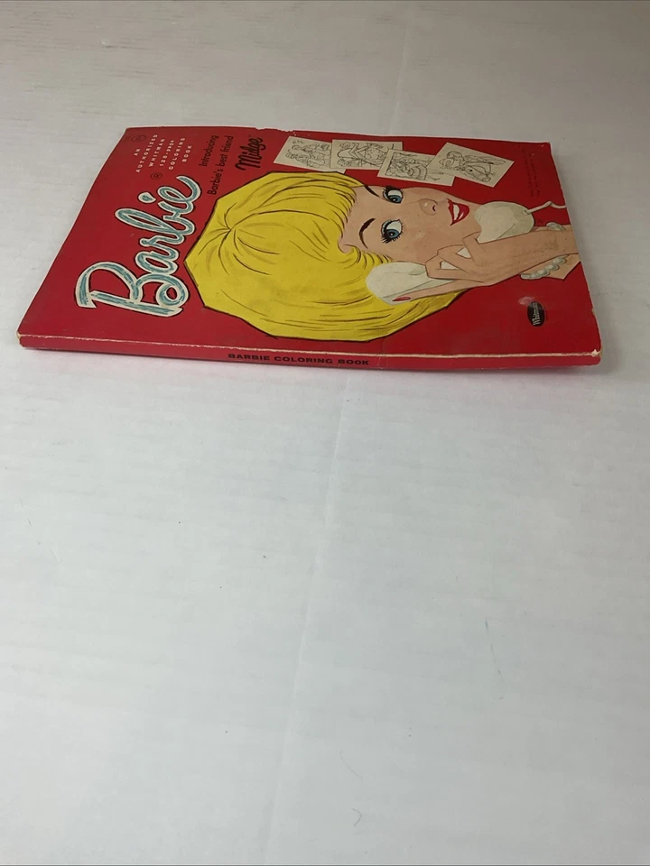 Vintage Barbie Coloring Book 1962 “Introducing Midge” Fantastic - Image 3 of 4