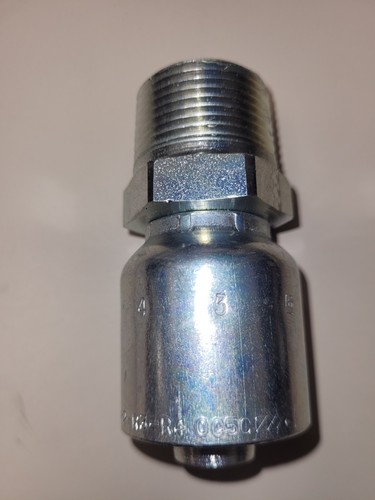 Parker 10143-16-12 Rohraußenadapter 1 NPT x 3/4 Schlauch Stahl