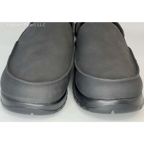 Black Comfortable Slip On Work Leisure Loafer Shoes Men's Size 8 Women's Size 10 - Bild 7 von 11