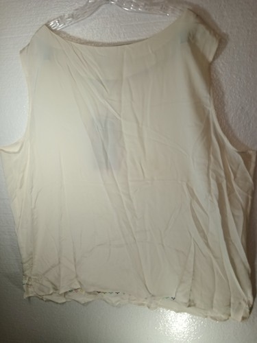 Diane von Furstenburg Designer Bluse Seide Assets Größe 3X - Bild 5 von 5