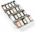 Spice Drawer Organizer, Clear Acrylic 4 Tier Expandable from 23 Cm to 46 Cm Seas
