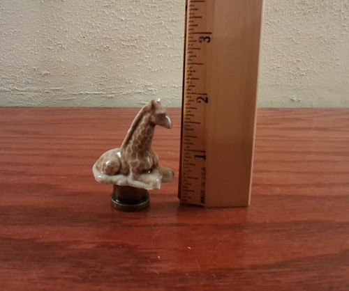 African Giraffe Lamp Finial Topper Vintage Ceramic Safari England - Picture 5 of 5