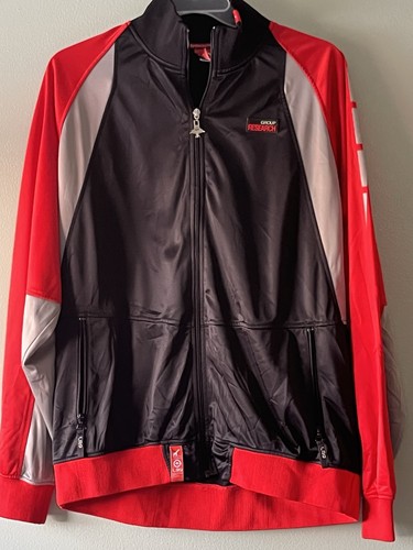 Lifted Research Group 2XL Track Jacket Preowned blk red gray full zip - Picture 1 of 11