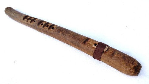 Flauta estilo nativo americano druida bajo - clave de bajo a# - sonido profundo / silbato - Imagen 4 de 8