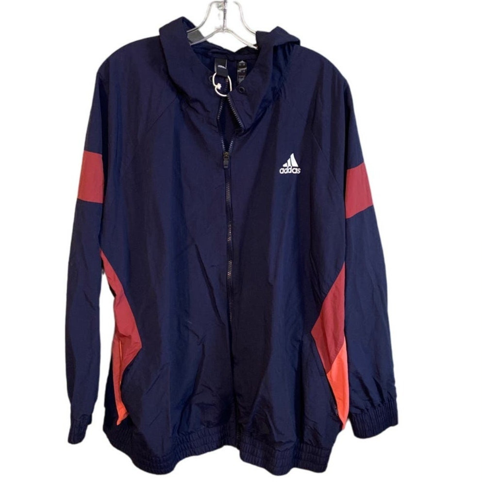 ADIDAS WINDBREAKER JACKET SIZE 2XL Men Long Sleeve Gorpcore