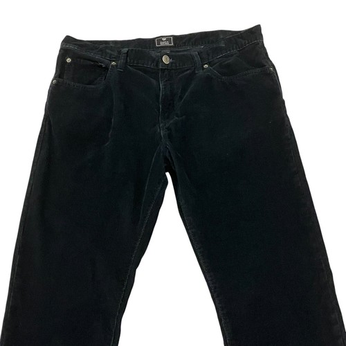 GAP Corduroy Jeans Straight Fit Dark Navy Mens 36W 29L 100% Cotton Zip Fly - Picture 2 of 15
