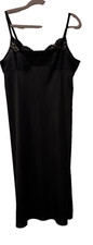Vintage Vassarette ladies black full slip style 10-105 size 36-28 inches USA