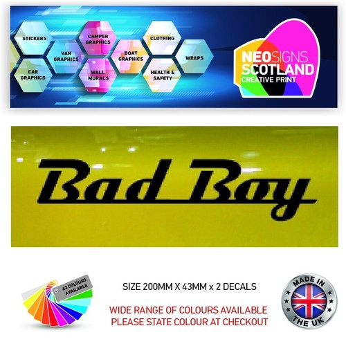 2 x 200mm Stickers Car Bike Van Truck Boat Vinyl Wall Graphic Various Designs - Picture 123 of 140