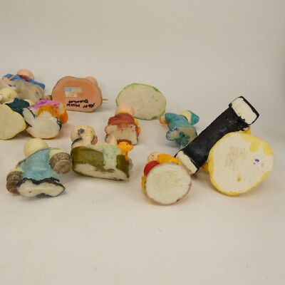 lot of 16 Monk Rosin Figurines Shaolin Kung Fu Statues ZXK00 lot of 16 Monk Rosin Figurines Shaolin Kung Fu Statues ZXK00