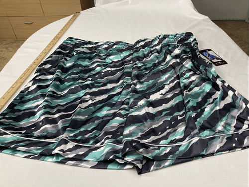And1 Offense Size 3XL Basketball Shorts Mens Lucite Green 8" Inseam NWT - Picture 6 of 24