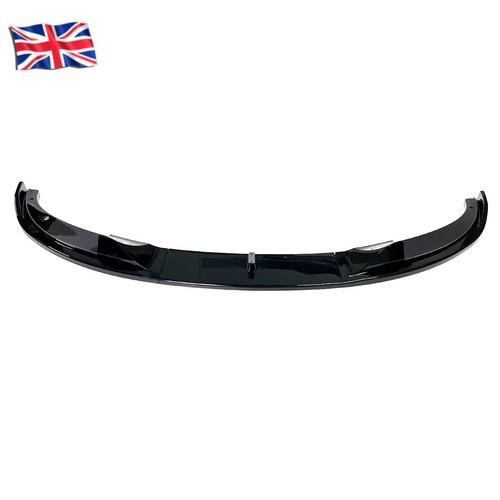 Gloss Black Front Splitter Spoiler Lip For For BMW 5 Series E60 E61 M5 2004-2010 - Picture 4 of 9