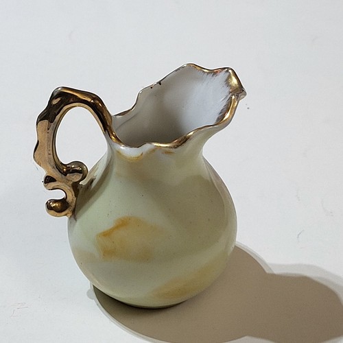 Mini jarra de té con borde dorado fruta E2351 - Imagen 2 de 3