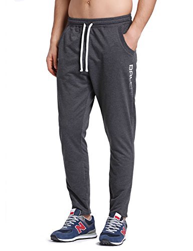 Baleaf Men's Tapered Athletic Running Track Pants Dark Baleaf Men's Tapered Athletic Running Track Pants Dark