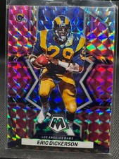 2022 Panini Mosaic Camo Pink Prizm #114 Eric Dickerson Los Angeles Rams