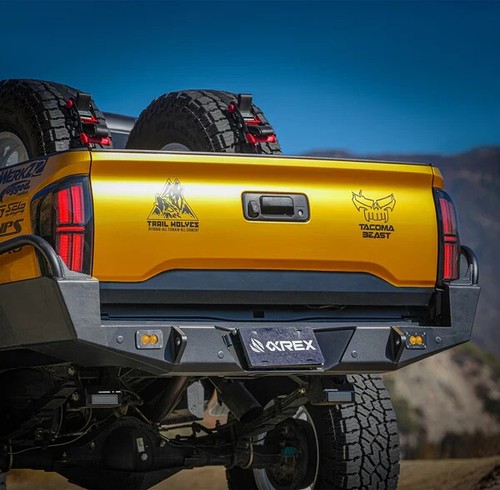 For 16-23 Toyota Tacoma Black Clear Lens Nova Prismatic LED Tail Lights Lamps - Picture 4 of 17