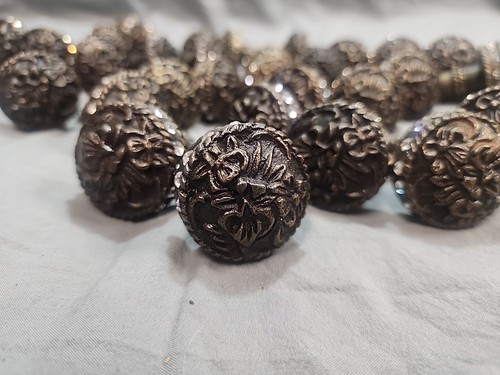 Perillas de cajón de gabinete de latón pesado con pedrería - Imagen 2 de 7