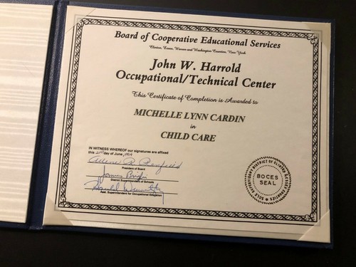 1994 CERTIFICATE in CHILD CARE,NEW YORK - Picture 5 of 8