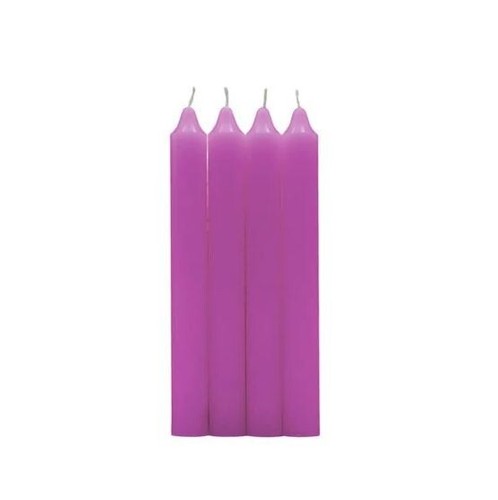 Pack 4 Velas Dinner Candles Long Burn Time Light Colourful Candle - Picture 7 of 20