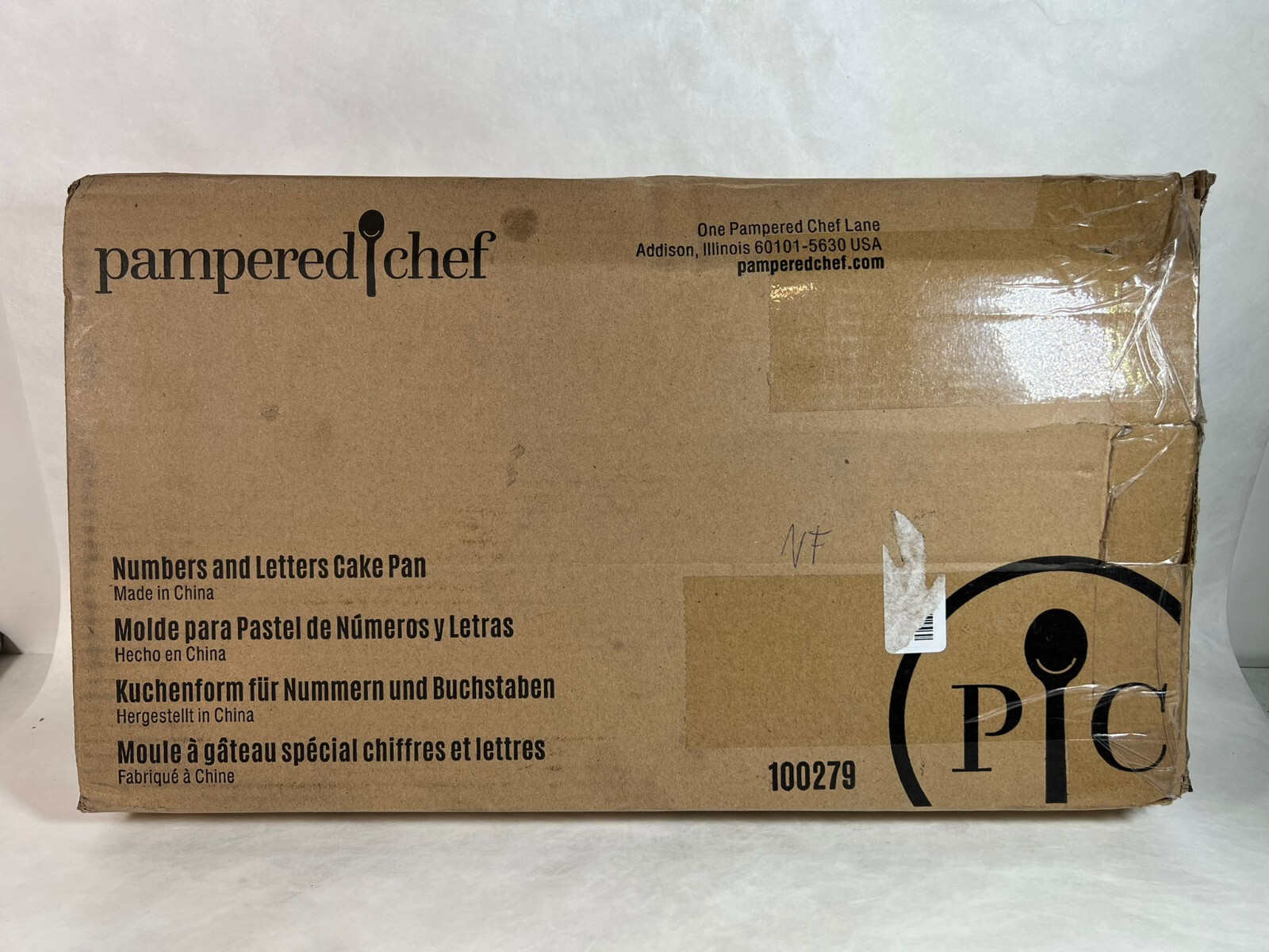 Pampered Chef Numbers and Letters Cake Pan eBay