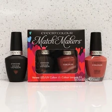 CUCCIO Veneer Match Makers - BOSTON CREAM PIE 6034 Gel & Nail Lacquer Duo Kit