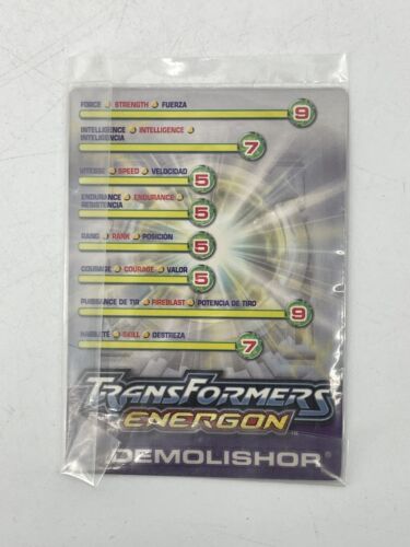 Transformers 2003 Energon Deluxe Demolisher Complete W/ Manual & Card Decepticon - Picture 9 of 11
