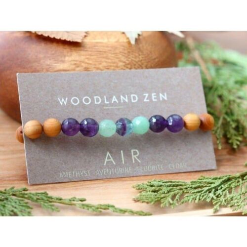 Set 4 Bracciale Cristalli Antistress Ansia, Bracciale Yoga Pietre Preziose - Foto 4 di 10
