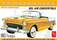 AMT 1/16 1955 Chevy Bel Air Convertible Model Kit AMT1134 Plastics Cars/Trucks