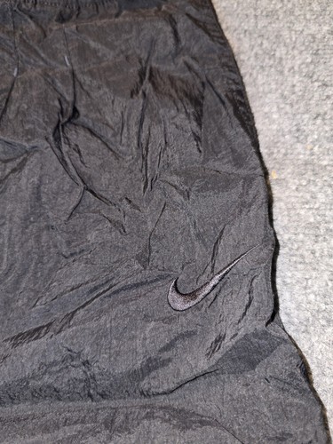 Pantalones de chándal Nike vintage años 90 para mujer talla pequeña 4 6 negro tobillo cremallera cortavientos - Imagen 4 de 7